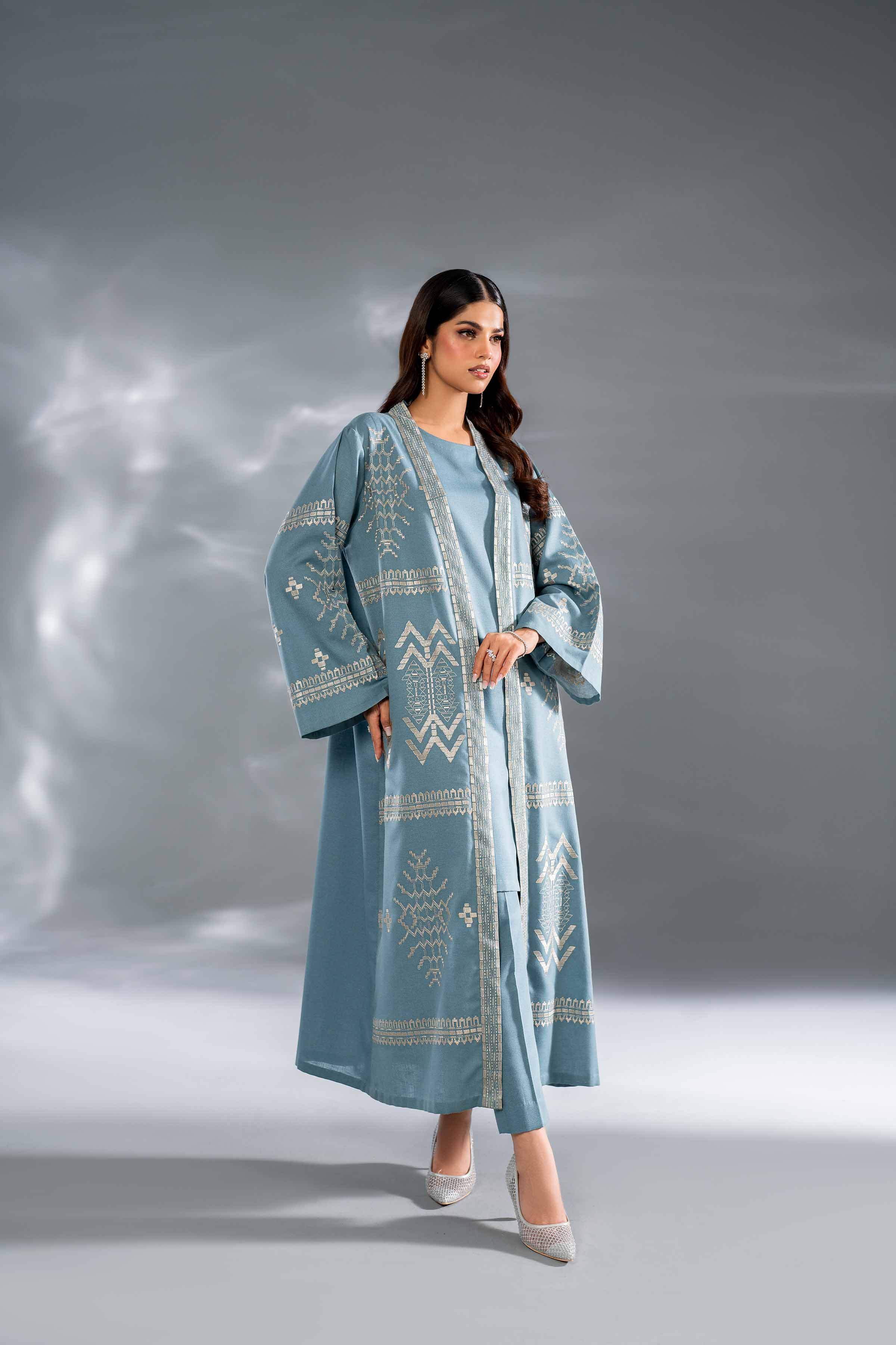3 Piece - Embroidered Suit - KFW24-98