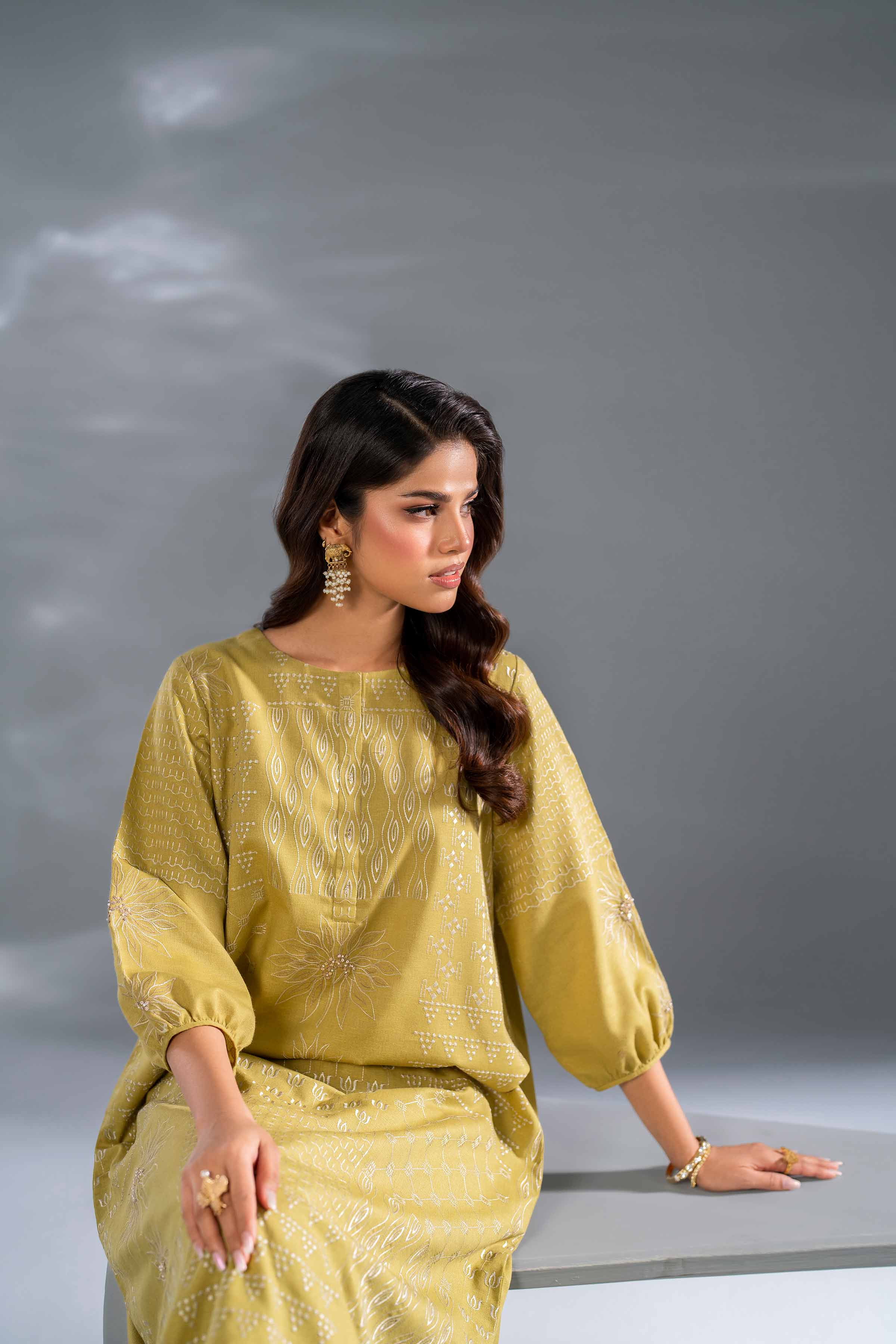 2 Piece - Embroidered Suit - KFW24-99