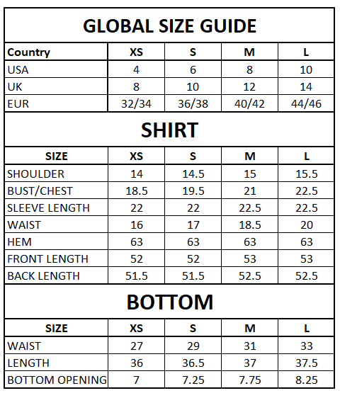 Size Guide