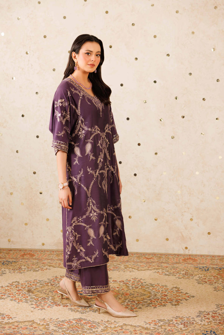 2 Piece - Embroidered Suit - KFW25-03 for Women - Pret Collection | Nishat | Shop Online
