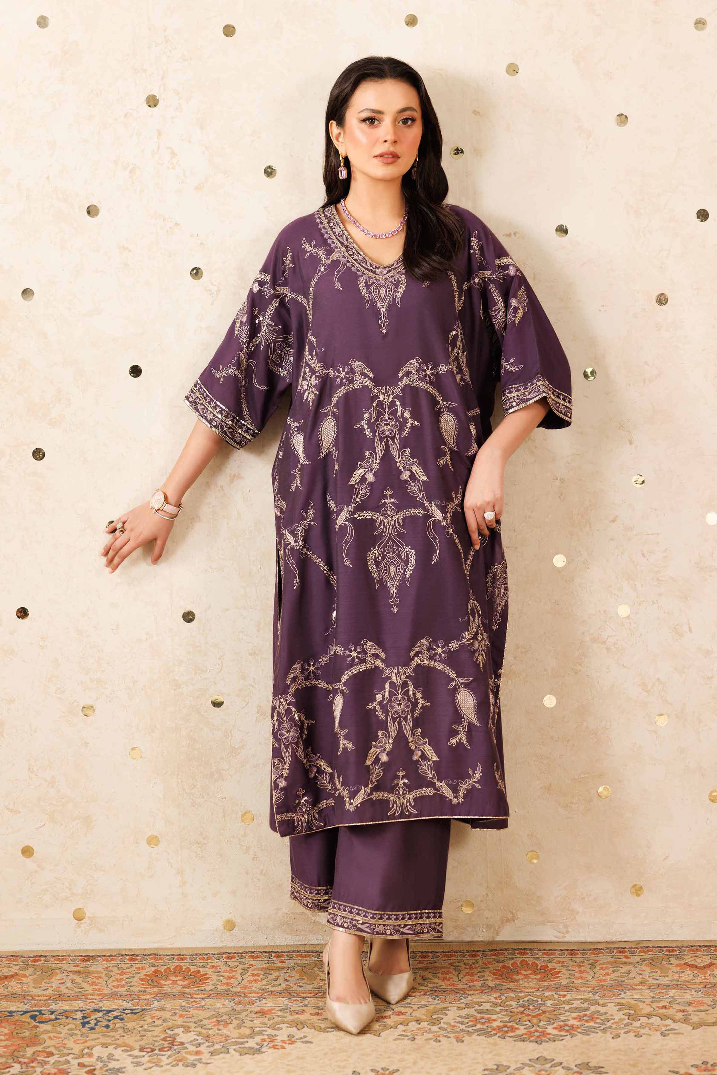 2 Piece - Embroidered Suit - KFW25-03 for Women - Pret Collection | Nishat | Shop Online