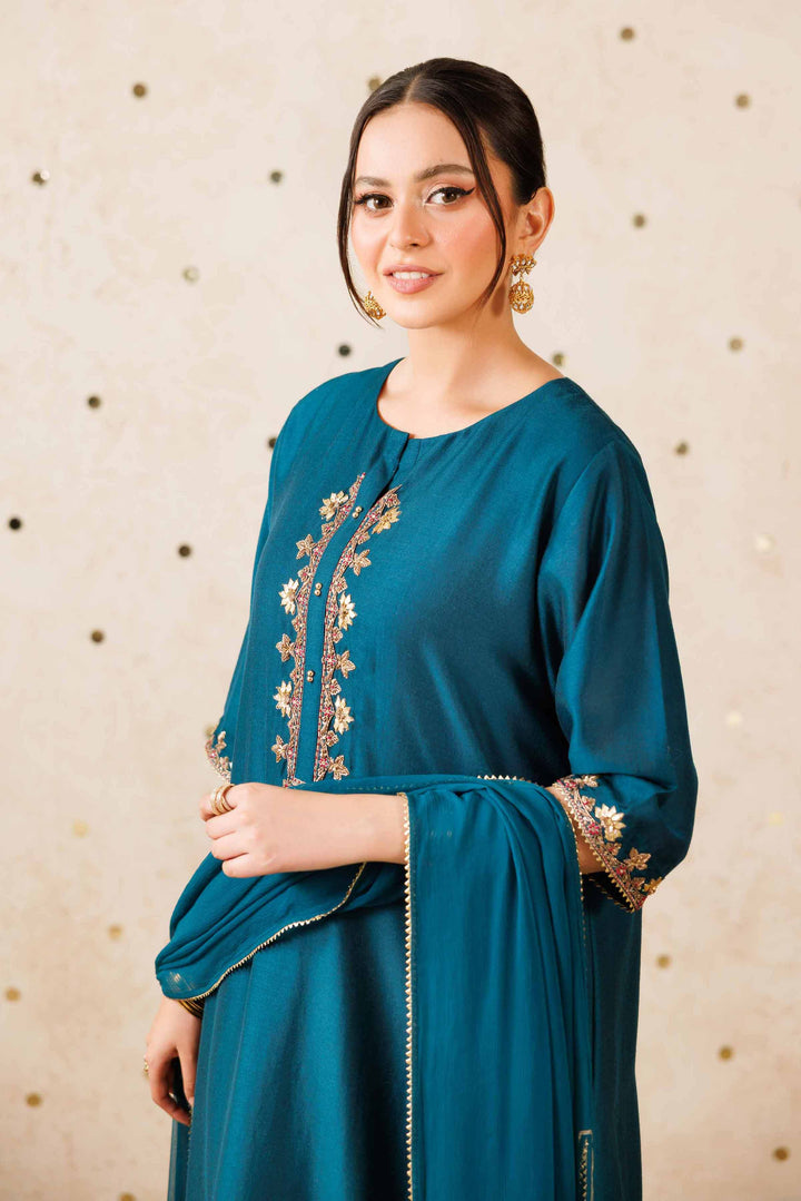 3 Piece - Basic Suit - KFW25-04 for Women - Pret Collection | Nishat | Shop Online