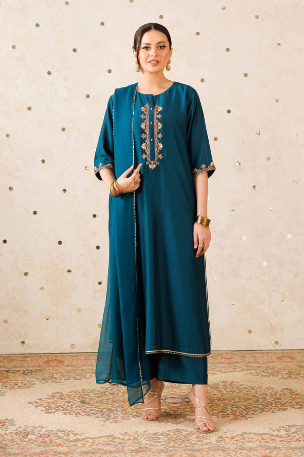 3 Piece - Basic Suit - KFW25-04 for Women - Pret Collection | Nishat | Shop Online