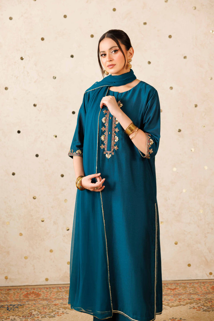 3 Piece - Basic Suit - KFW25-04 for Women - Pret Collection | Nishat | Shop Online