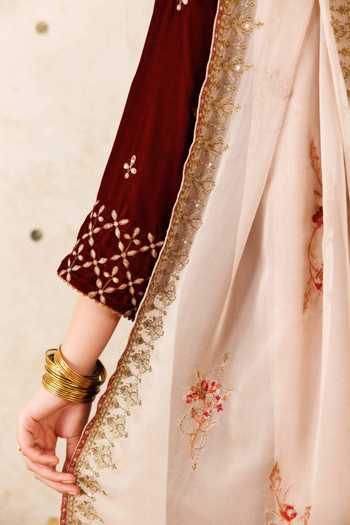 2 Piece - Embroidered Suit - KFW25-05 Luxury Pret Cross Season Edit 2025