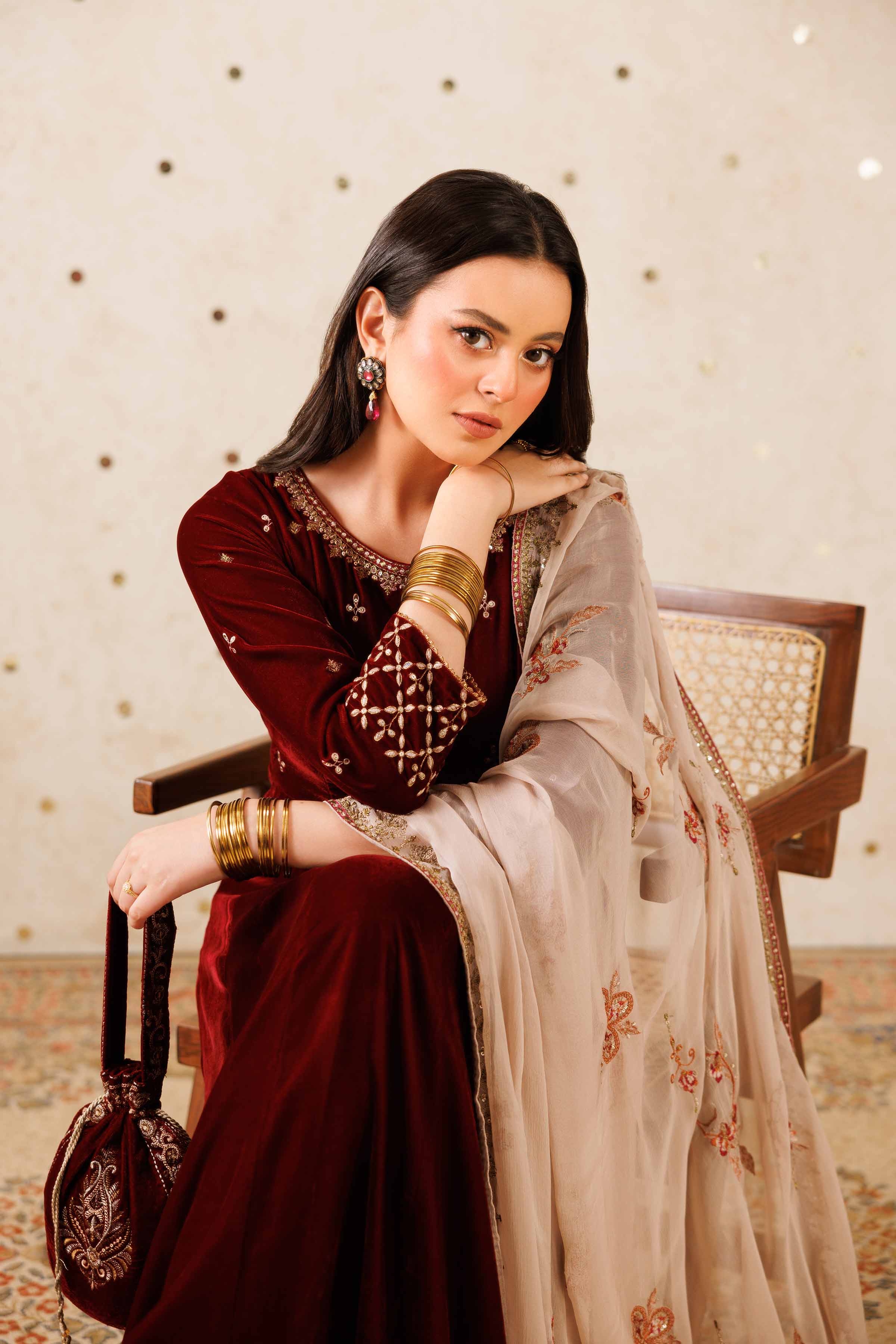 2 Piece - Embroidered Suit - KFW25-05 Luxury Pret Cross Season Edit 2025