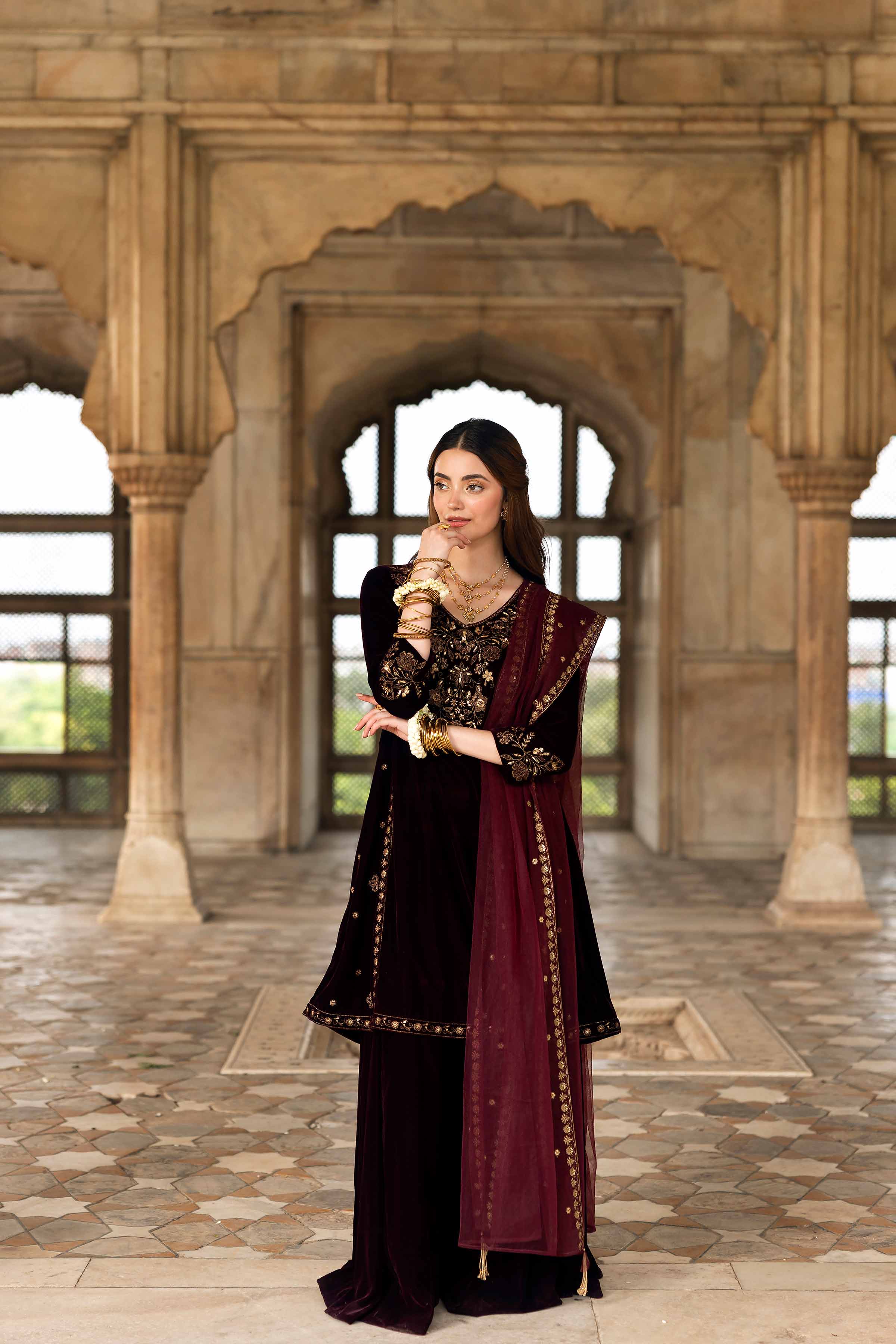 3 Piece - Embroidered Suit - KFW25-07