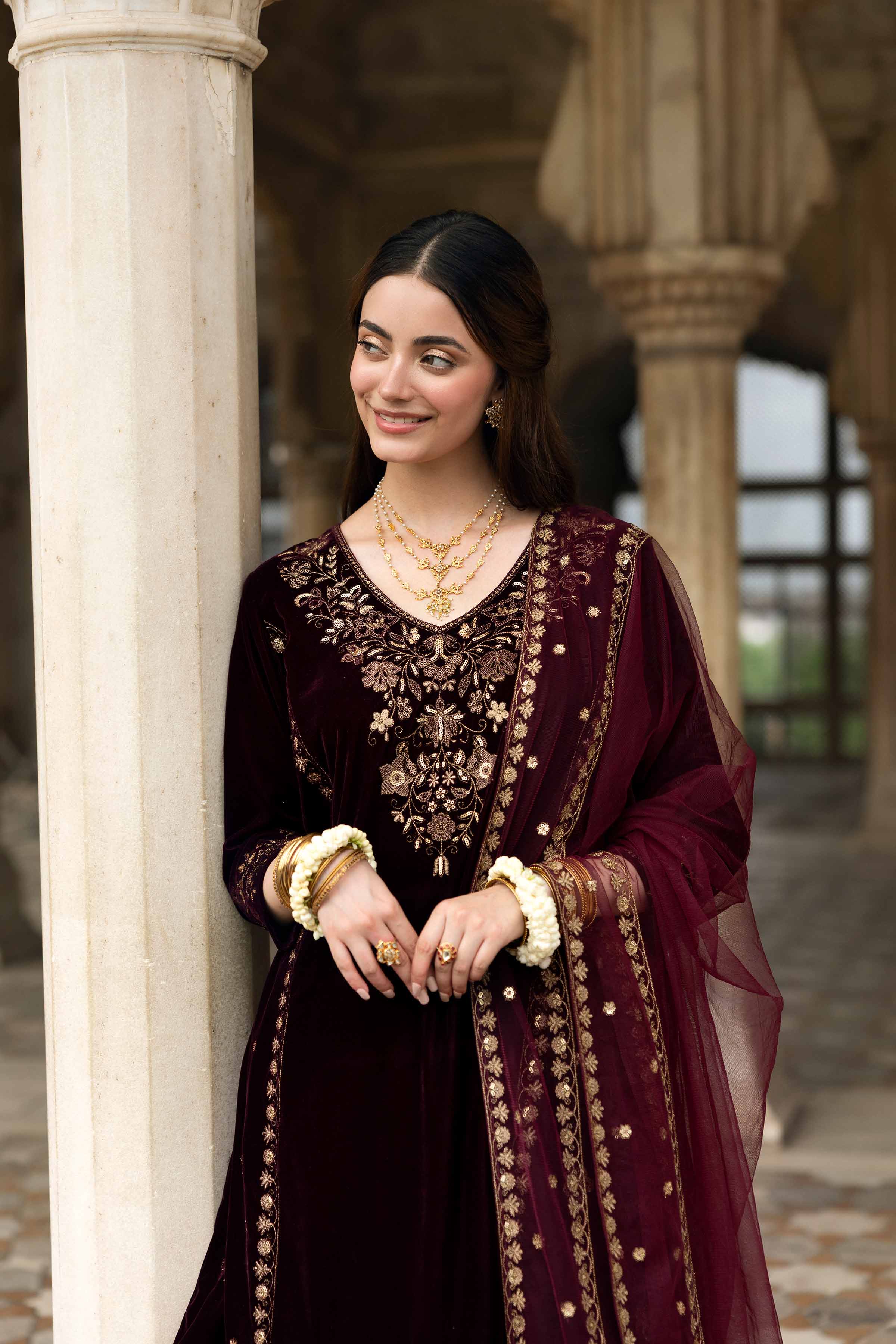 3 Piece - Embroidered Suit - KFW25-07