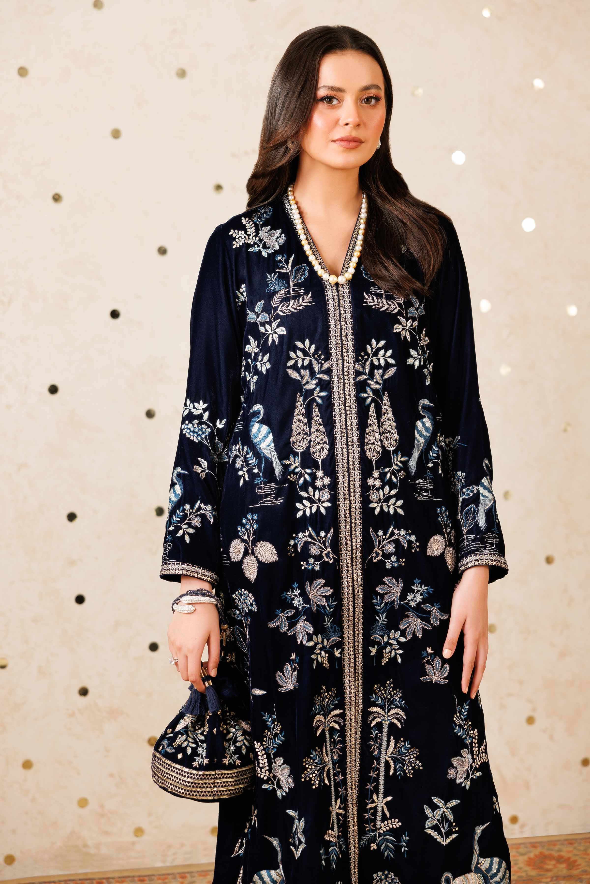 2 Piece - Embroidered Suit - KFW25-08 Luxury Pret Cross Season Edit 2025