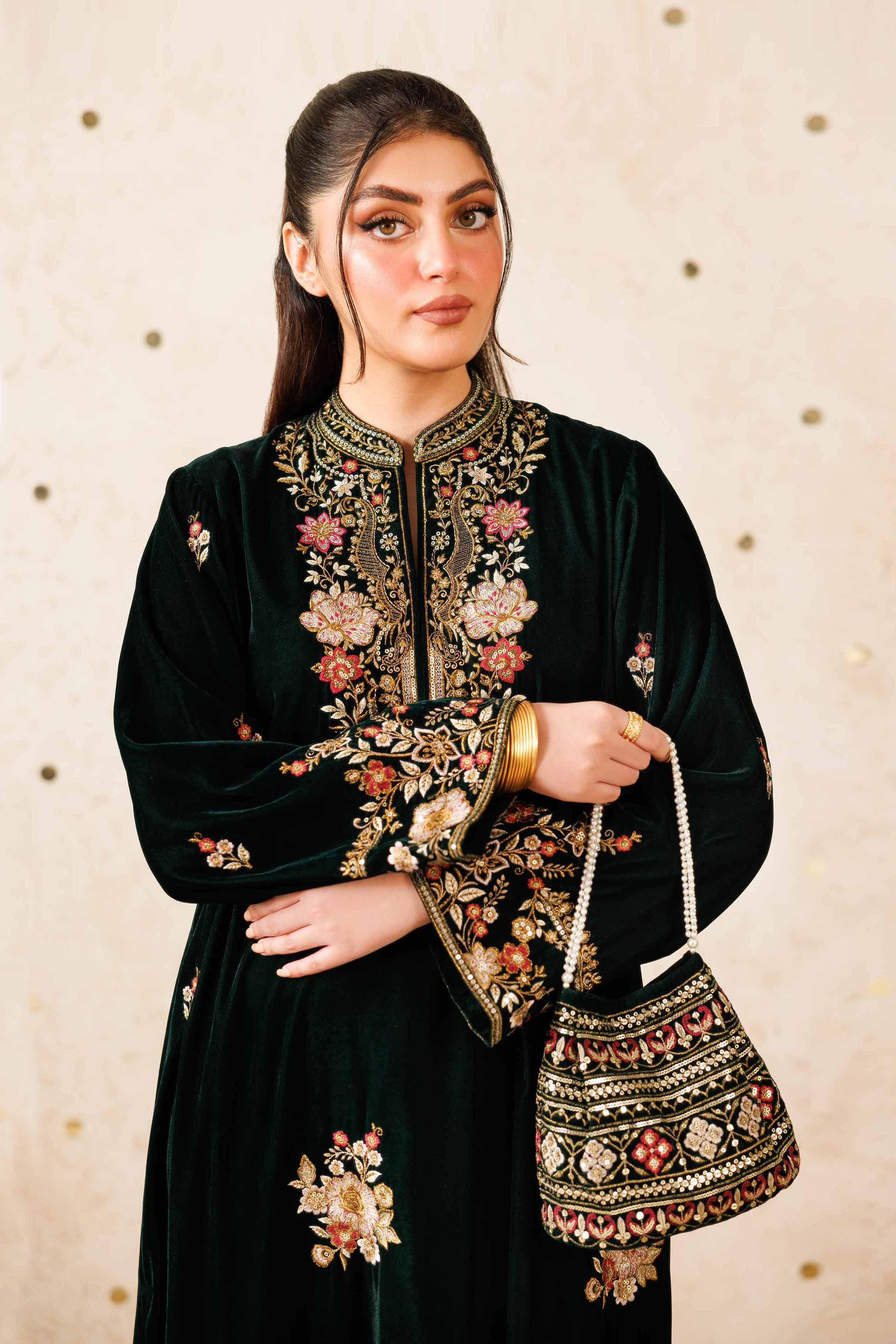 2 Piece - Embroidered Suit - KFW25-09