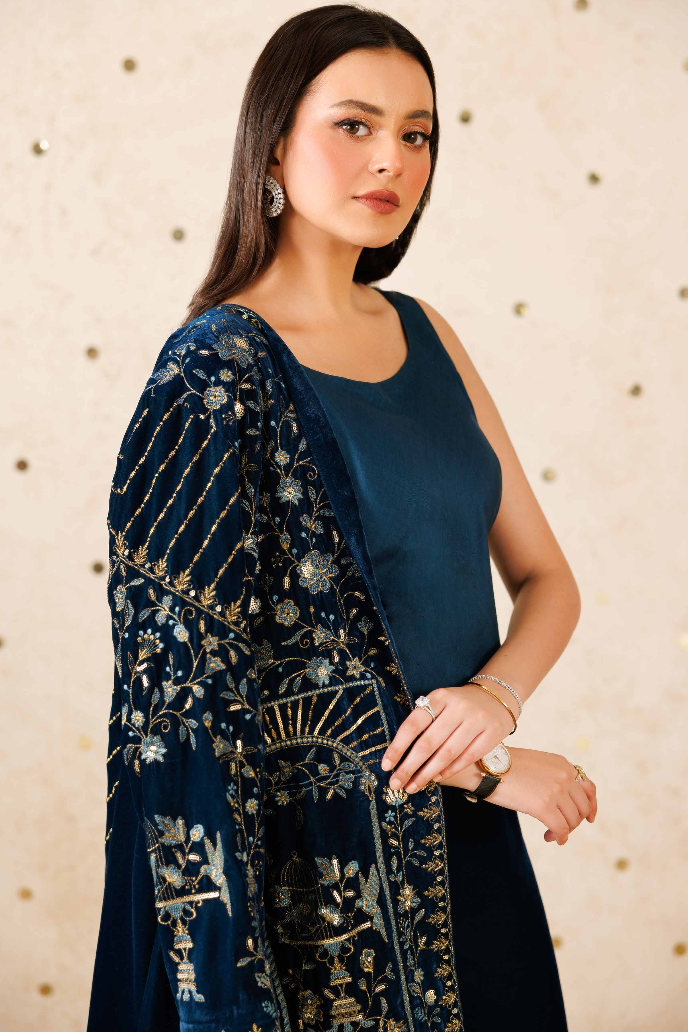 3 Piece - Embroidered Suit - KFW25-10 Luxury Pret Cross Season Edit 2025