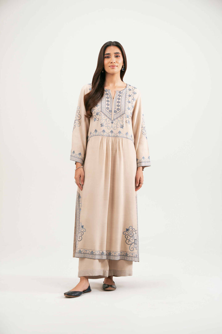 2 Piece - Embroidered Suit - KFW25-102 for Women - Pret Collection | Nishat | Shop Online