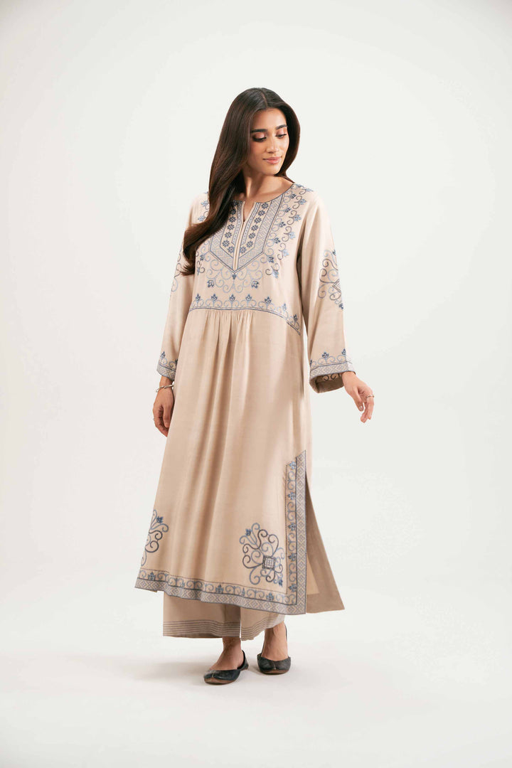 2 Piece - Embroidered Suit - KFW25-102 for Women - Pret Collection | Nishat | Shop Online