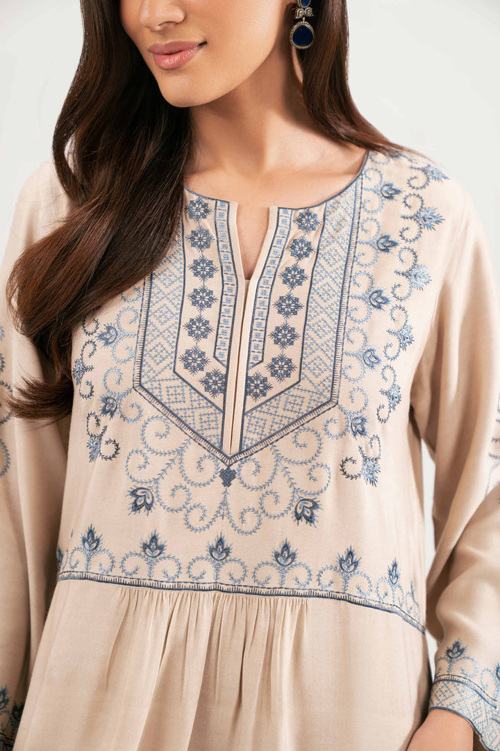 2 Piece - Embroidered Suit - KFW25-102 for Women - Pret Collection | Nishat | Shop Online