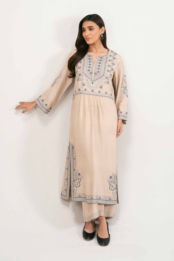 2 Piece - Embroidered Suit - KFW25-102 for Women - Pret Collection | Nishat | Shop Online