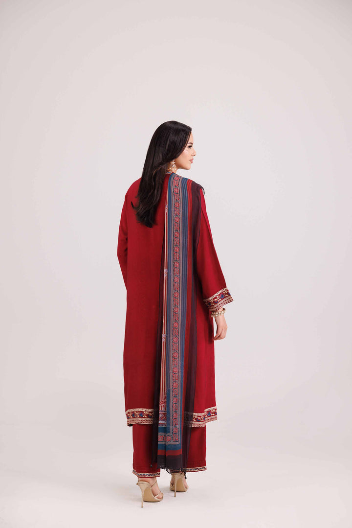 3 Piece - Printed Embroidered Suit - KFW25-104 for Women - Pret Collection | Nishat | Shop Online