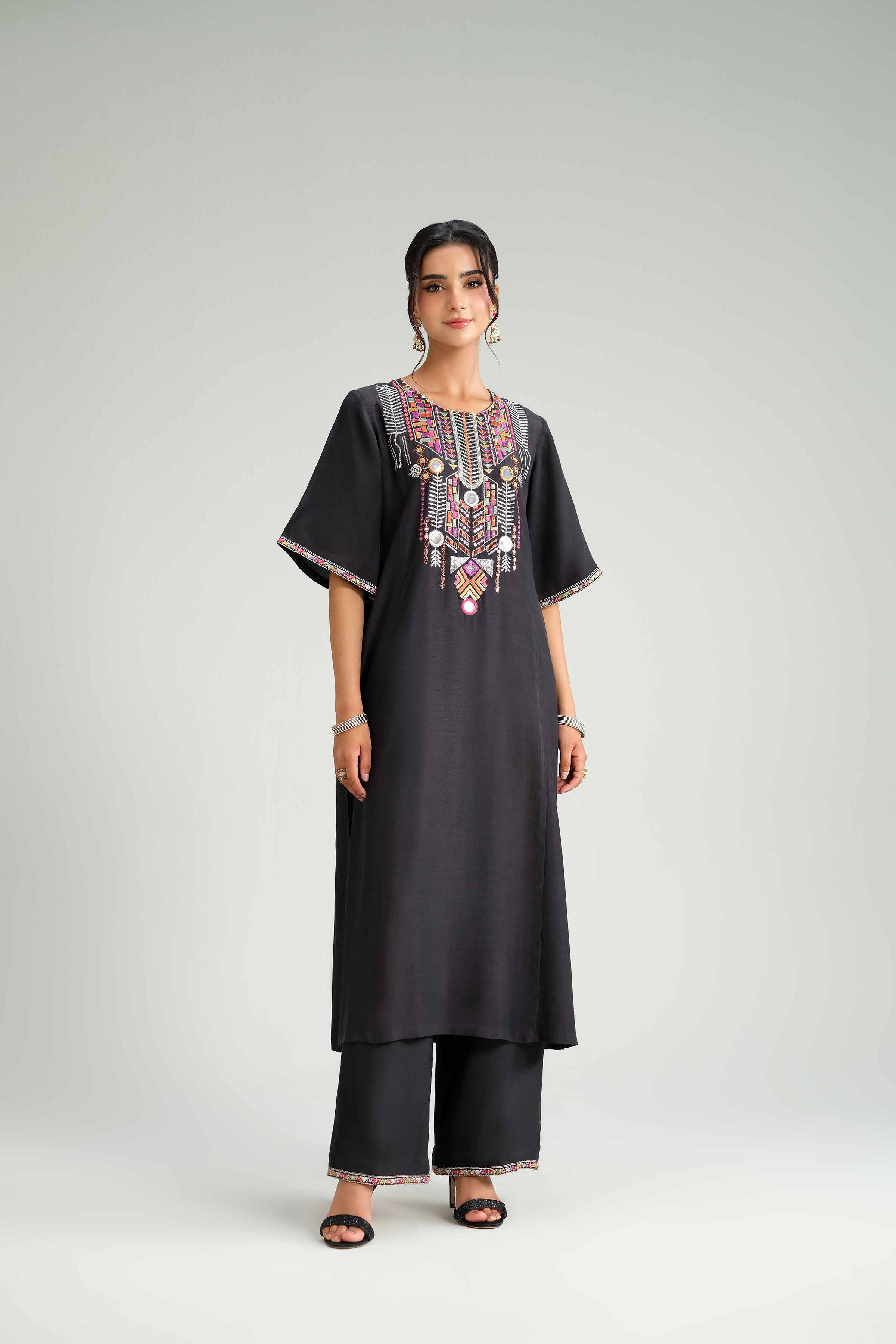 2 Piece - Embroidered Suit - KFW25-105 for Women - Pret Collection | Nishat | Shop Online