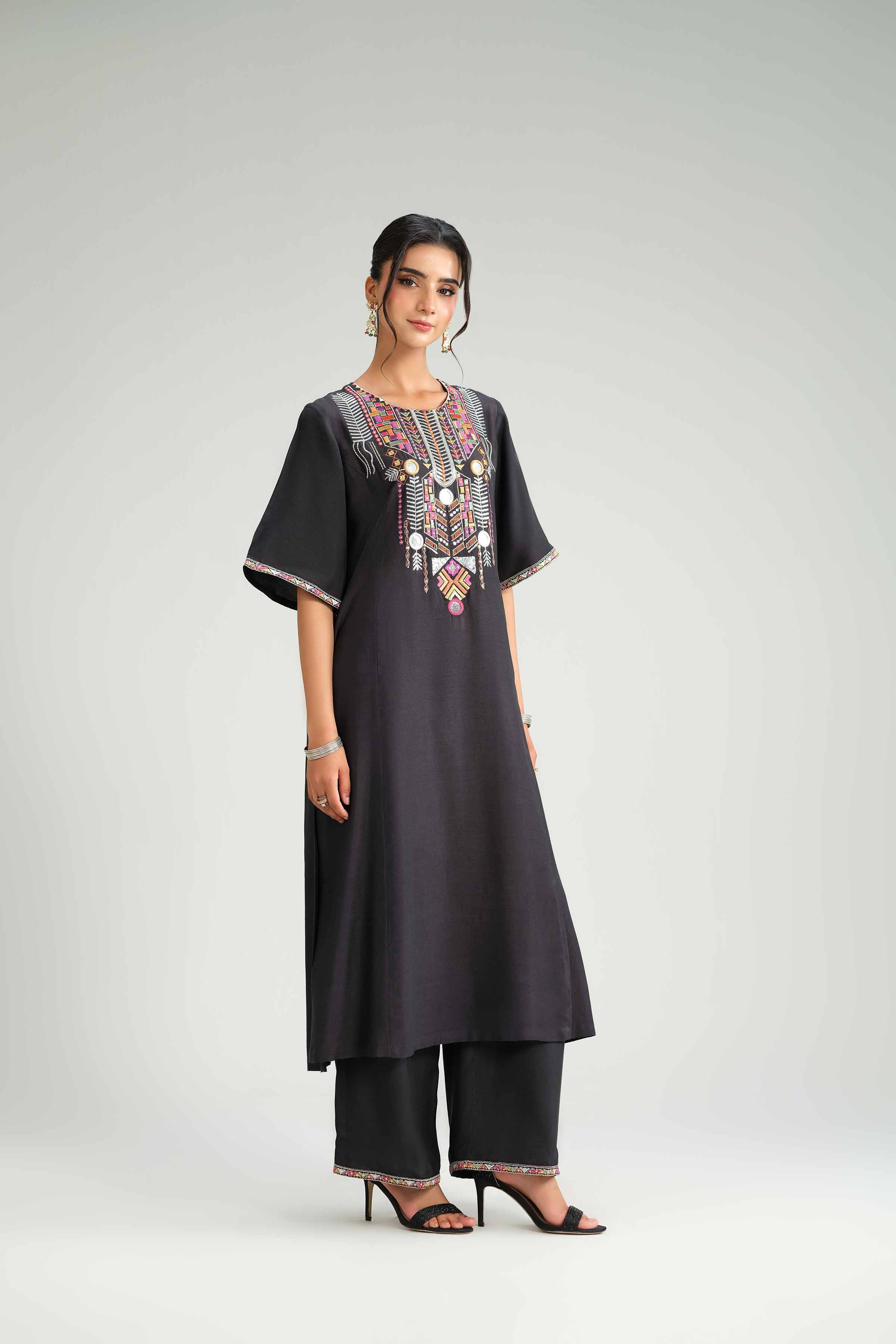 2 Piece - Embroidered Suit - KFW25-105 for Women - Pret Collection | Nishat | Shop Online