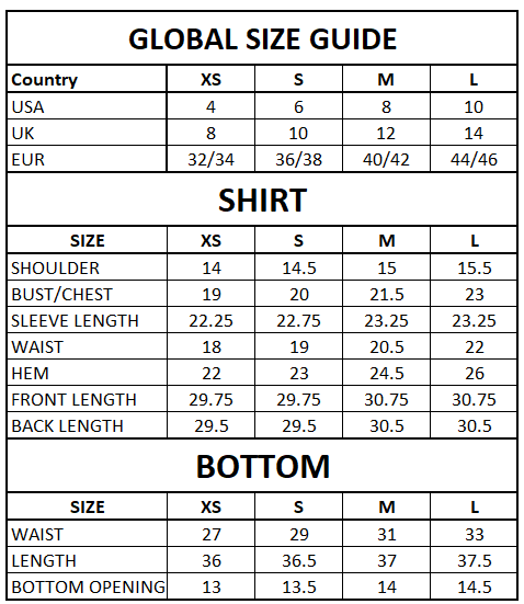 Size Guide
