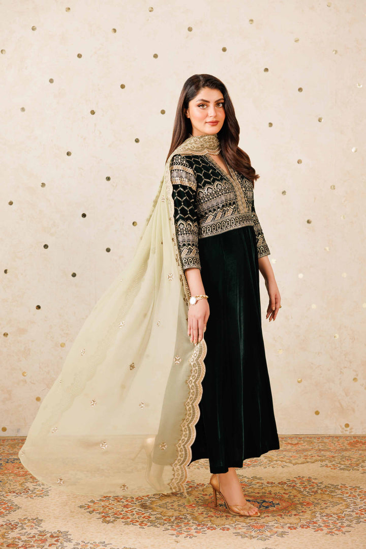 2 Piece - Embroidered Suit - KFW25-12 Luxury Pret Cross Season Edit 2025