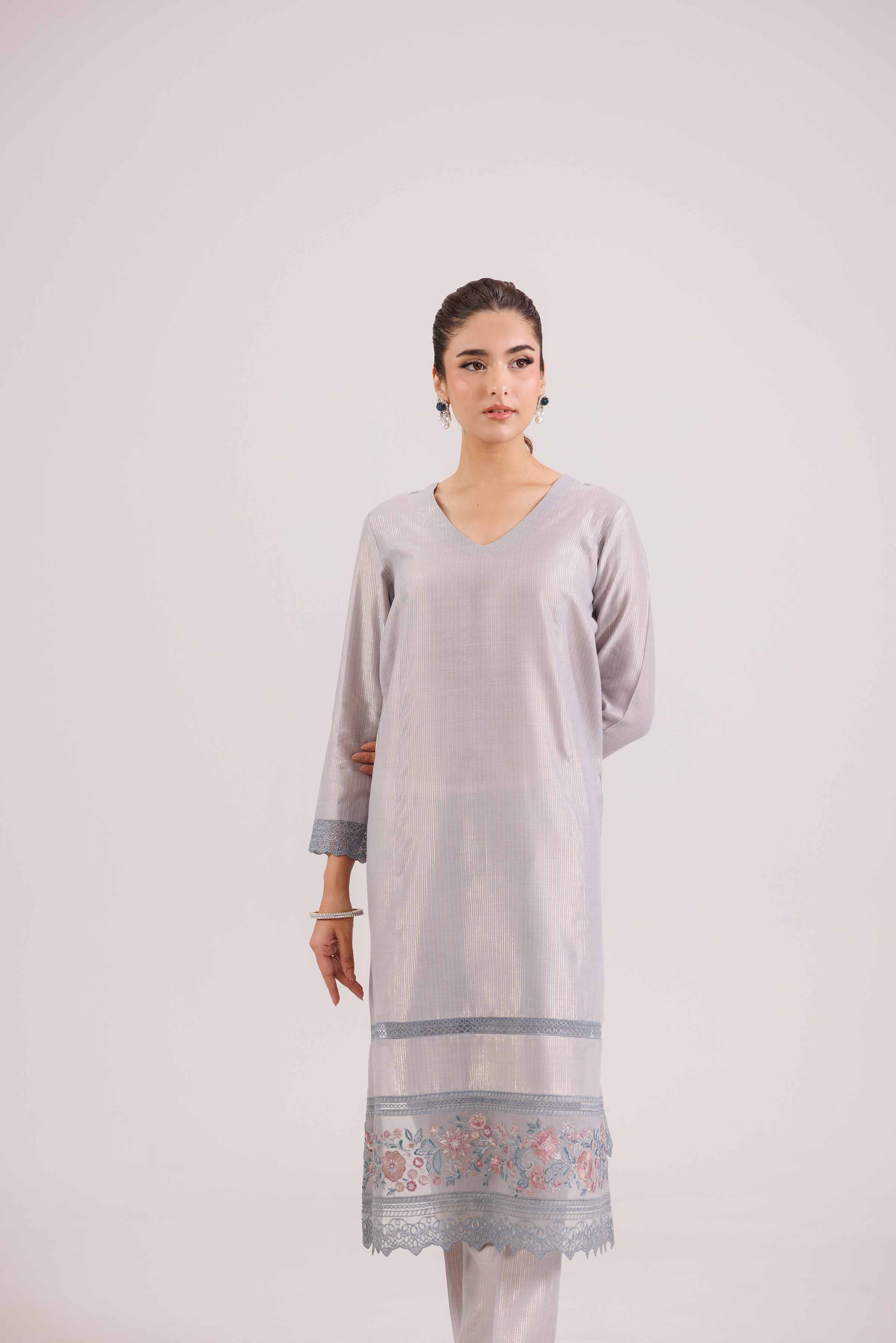 2 Piece - Embroidered Suit - KFW25-138 for Women - Pret Collection | Nishat | Shop Online
