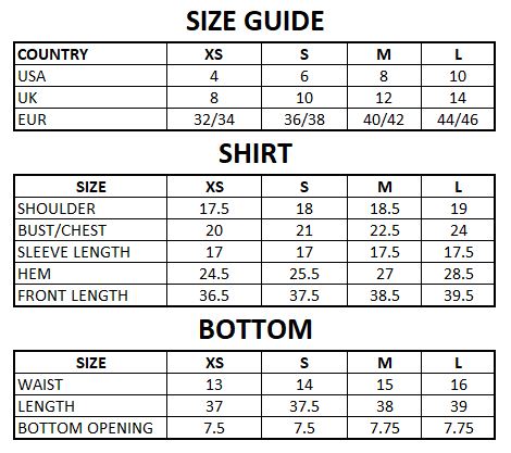 Size Guide