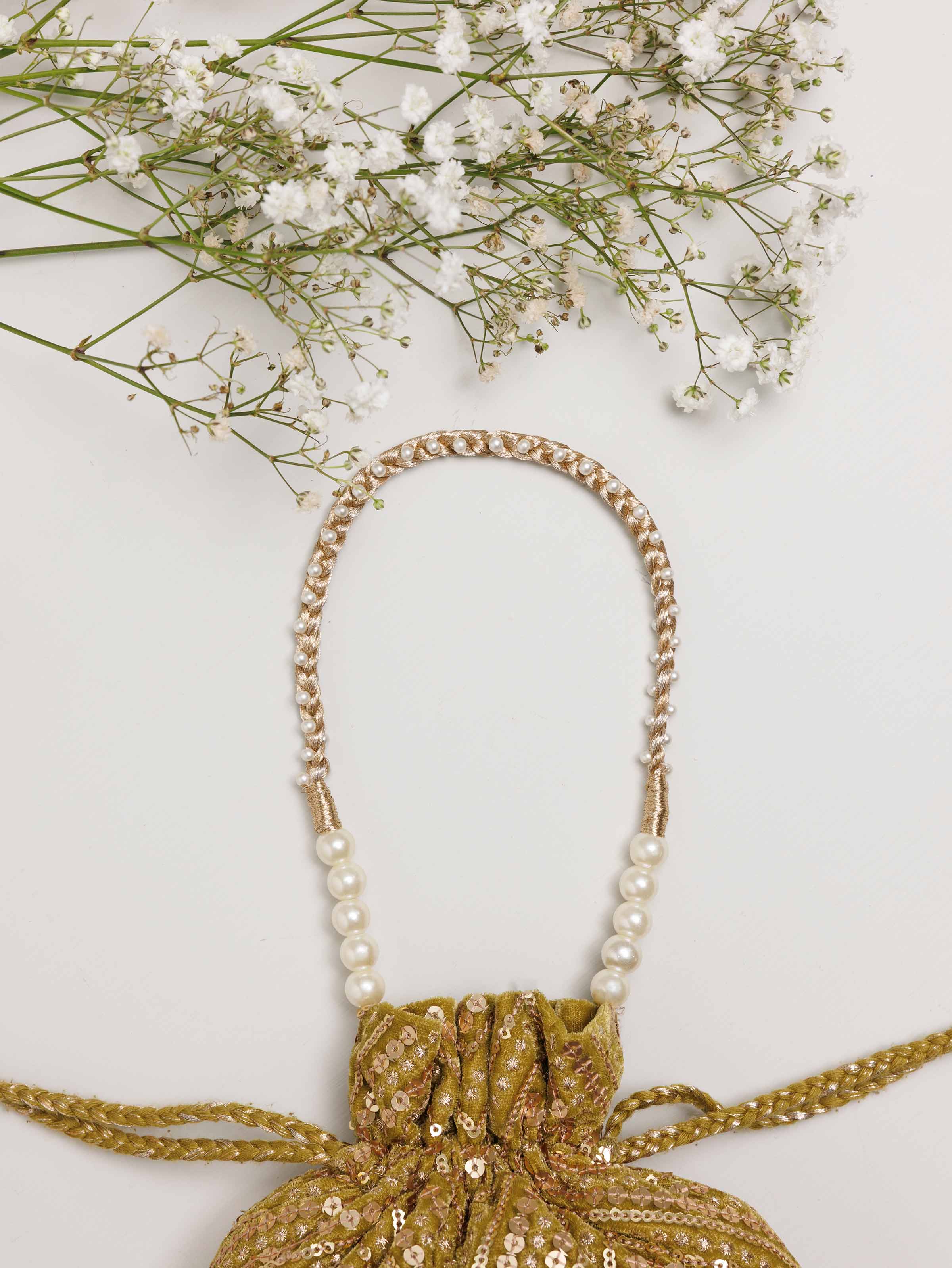 Embroidered Pouch - KFW25-153 for Women - Pret Collection | Nishat | Shop Online