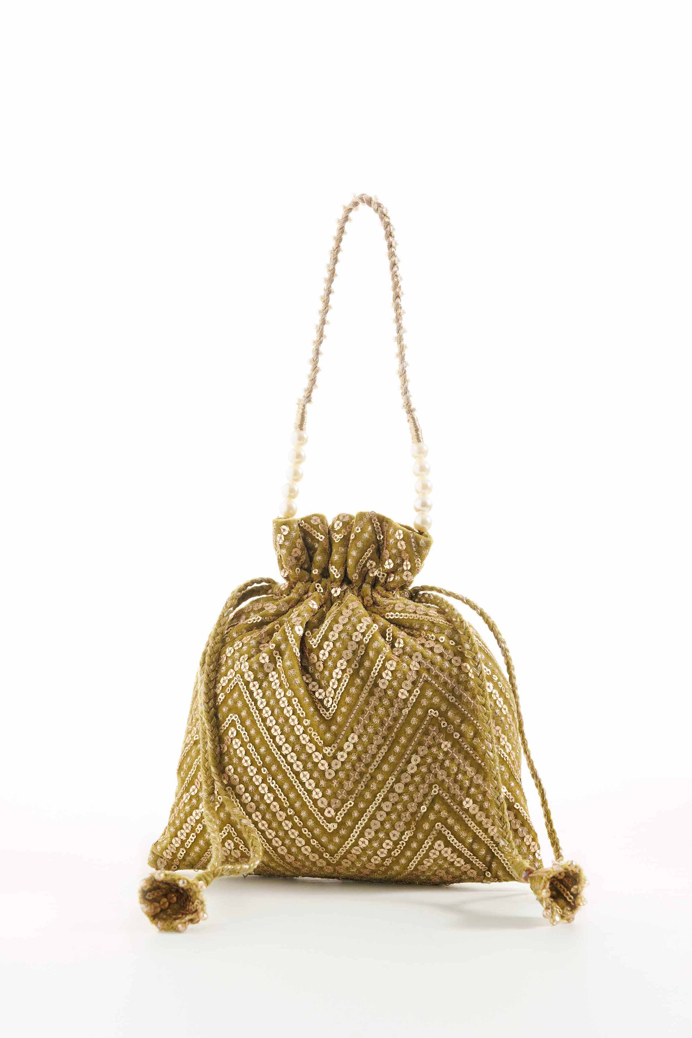 Embroidered Pouch - KFW25-153 for Women - Pret Collection | Nishat | Shop Online