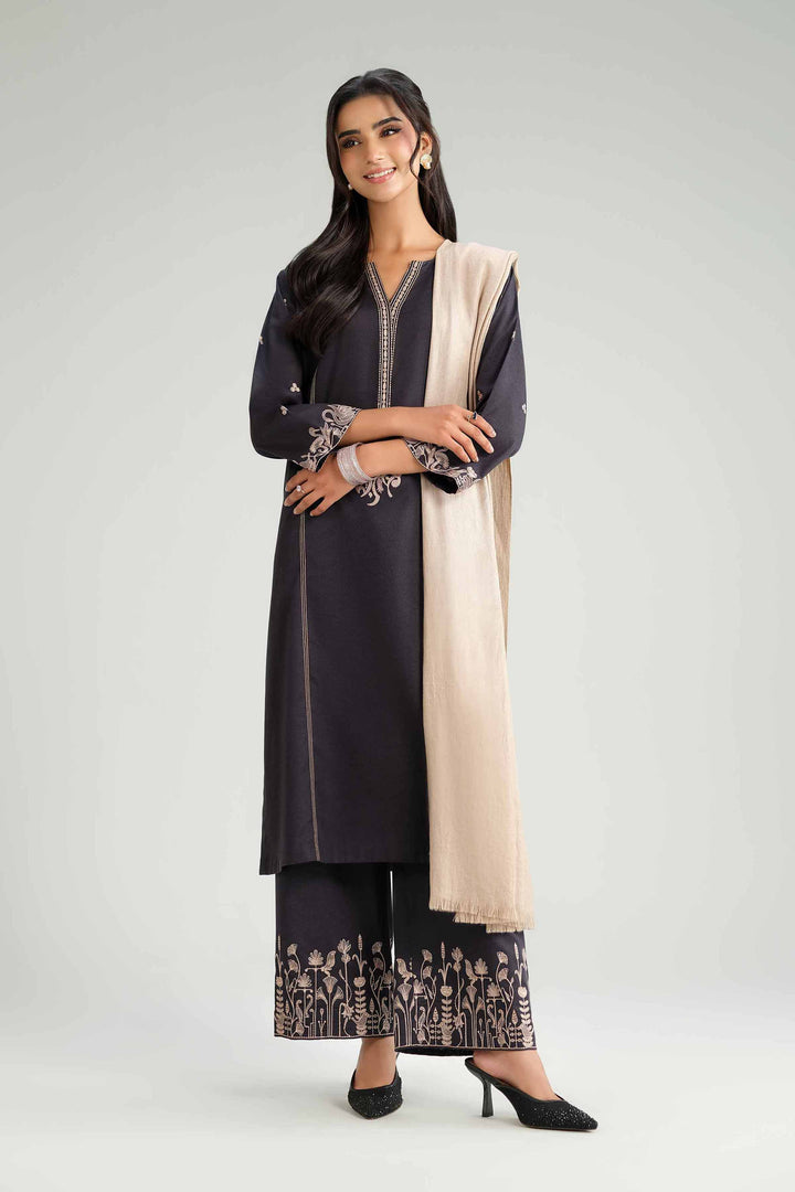 3 Piece - Embroidered Suit - KFW25-160 for Women - Pret Collection | Nishat | Shop Online