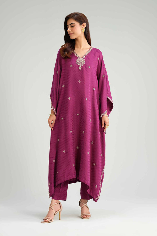 2 Piece - Embroidered Suit - KFW25-161