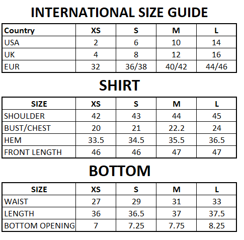 Size Guide