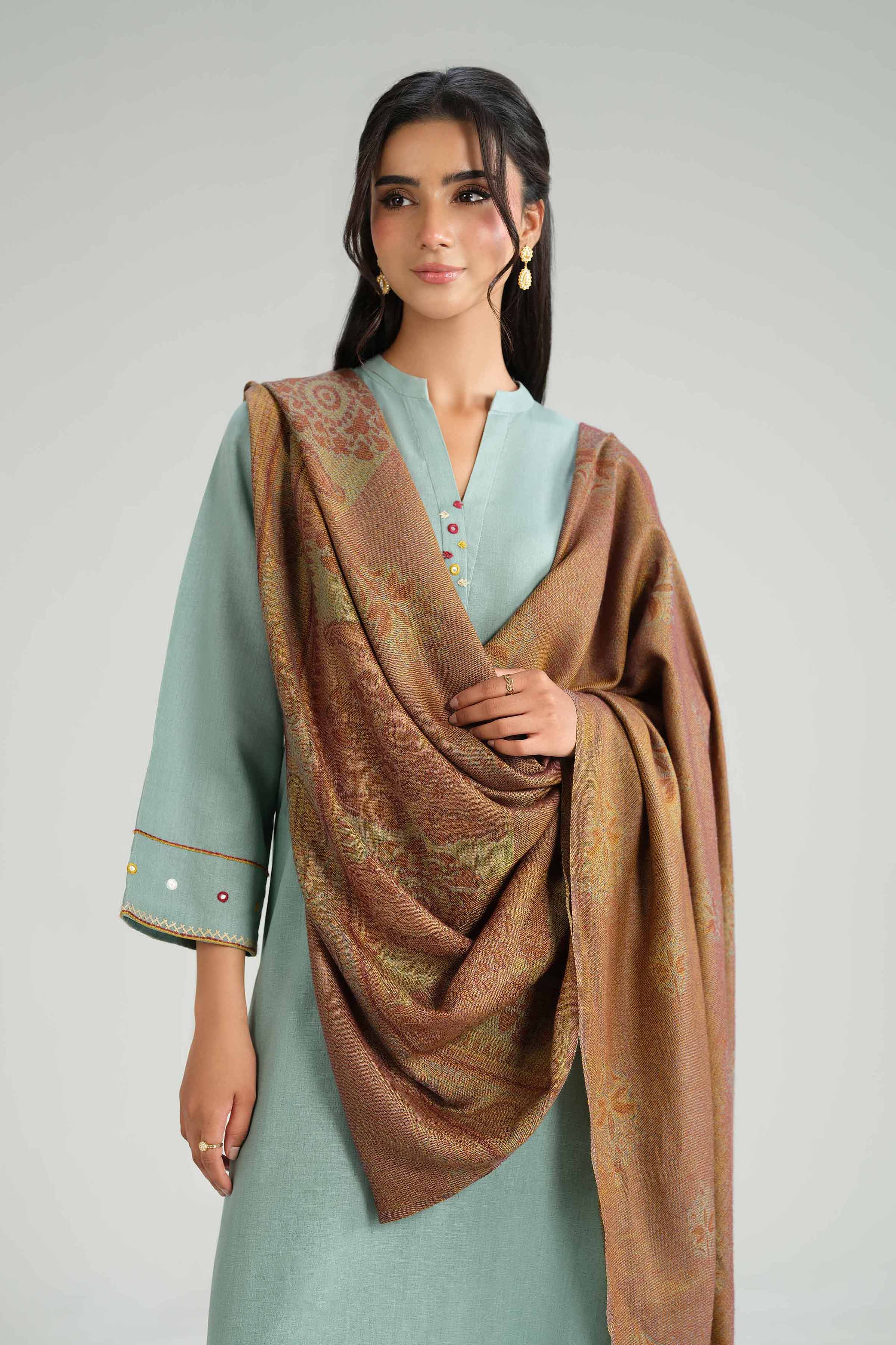 3 Piece - Embroidered Suit - KFW25-162 for Women - Pret Collection | Nishat | Shop Online
