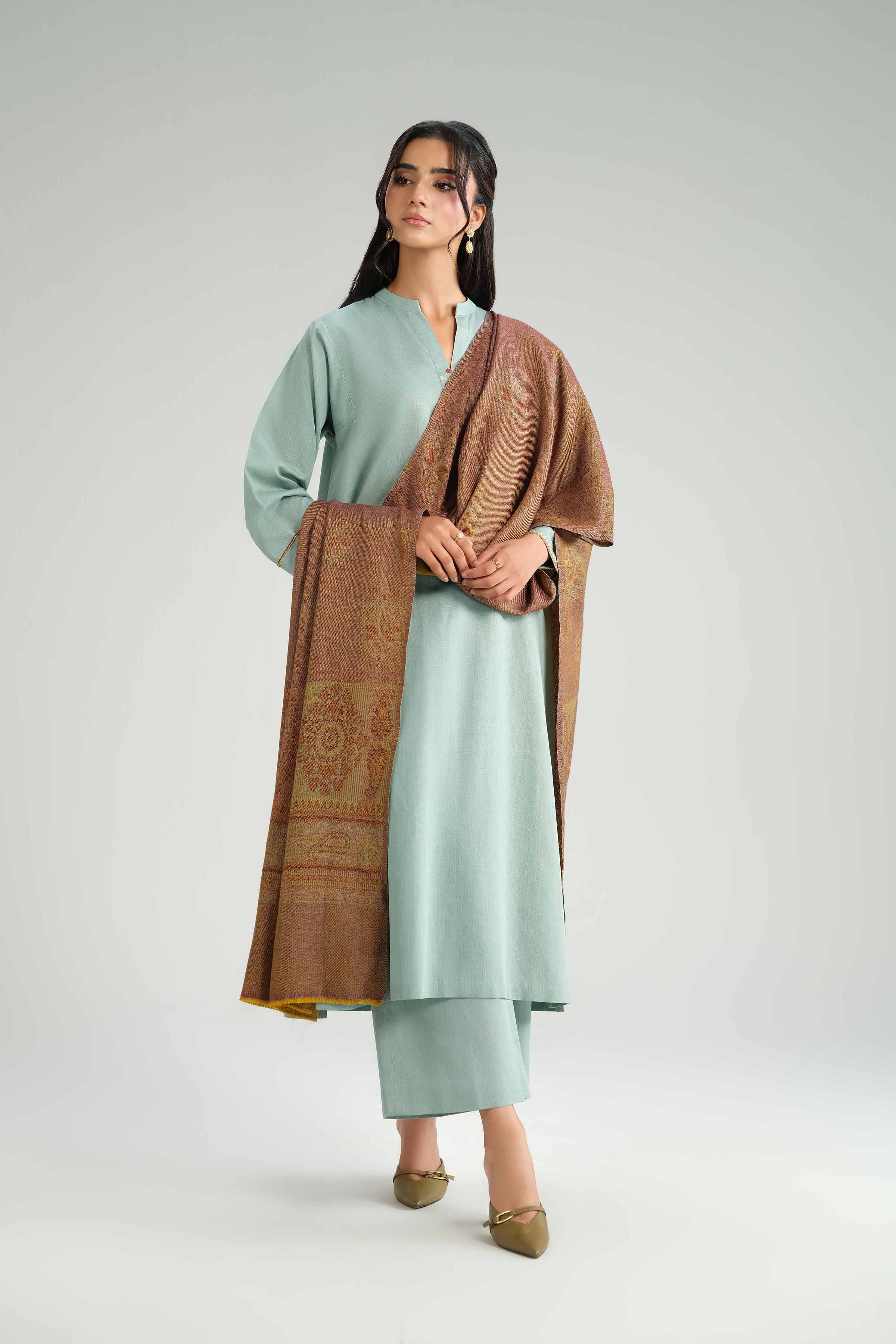 3 Piece - Embroidered Suit - KFW25-162 for Women - Pret Collection | Nishat | Shop Online