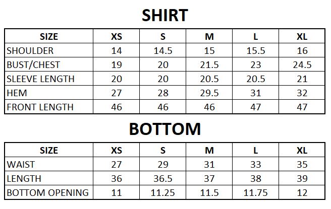 Size Guide