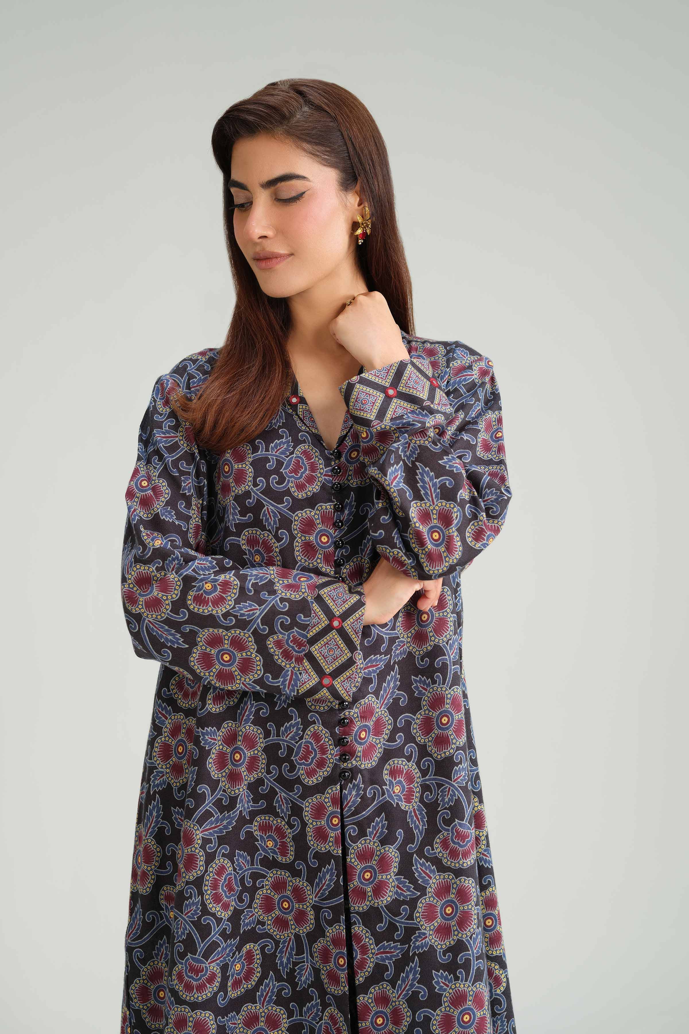 2 Piece - Printed Suit - KFW25-165 for Women - Pret Collection | Nishat | Shop Online