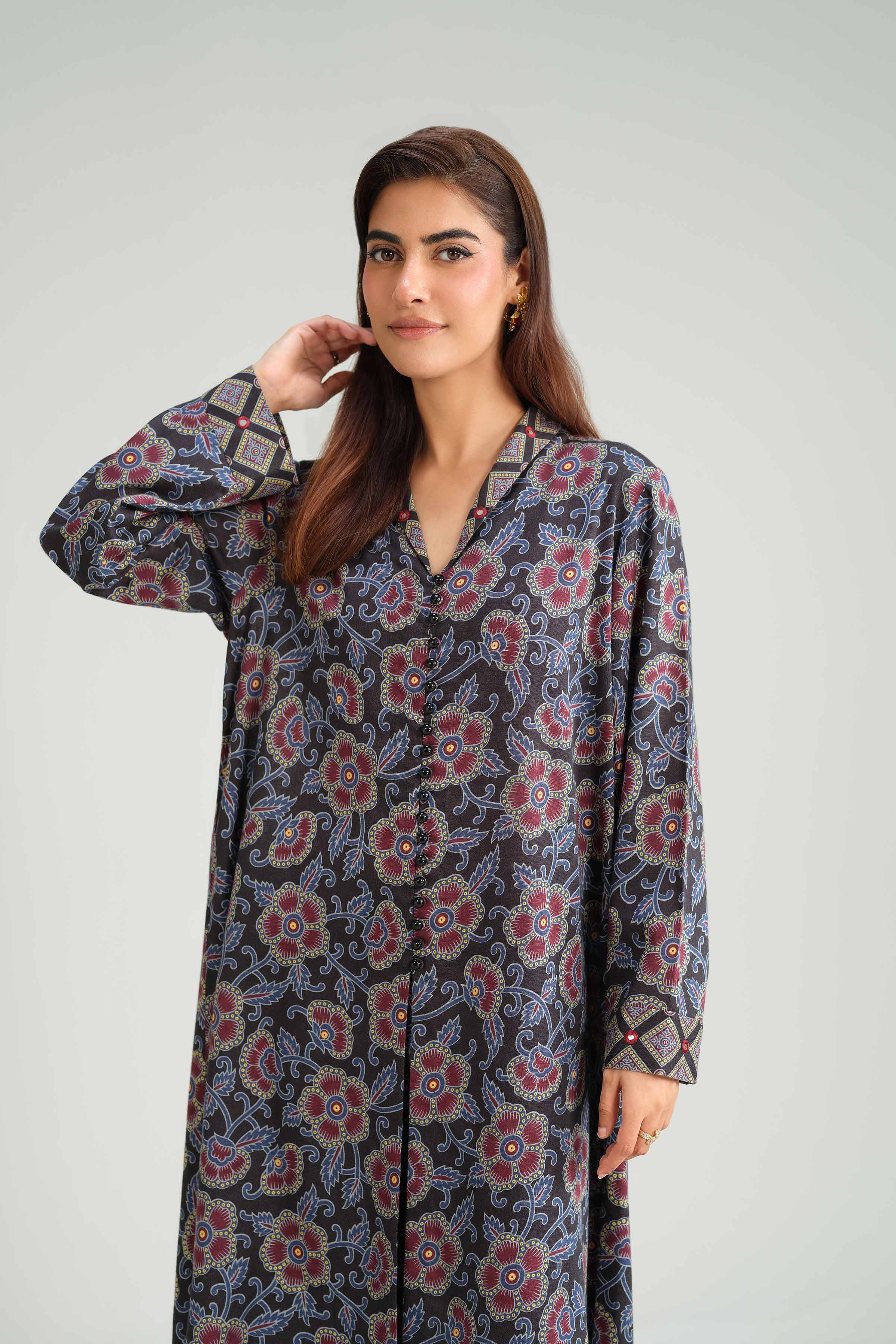 2 Piece - Printed Suit - KFW25-165 for Women - Pret Collection | Nishat | Shop Online