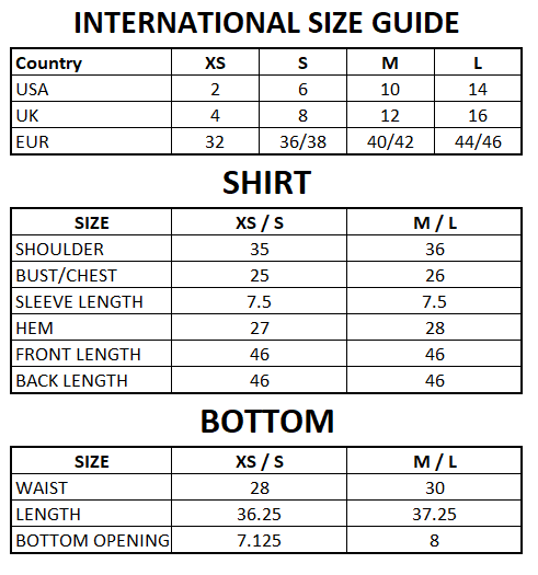 Size Guide