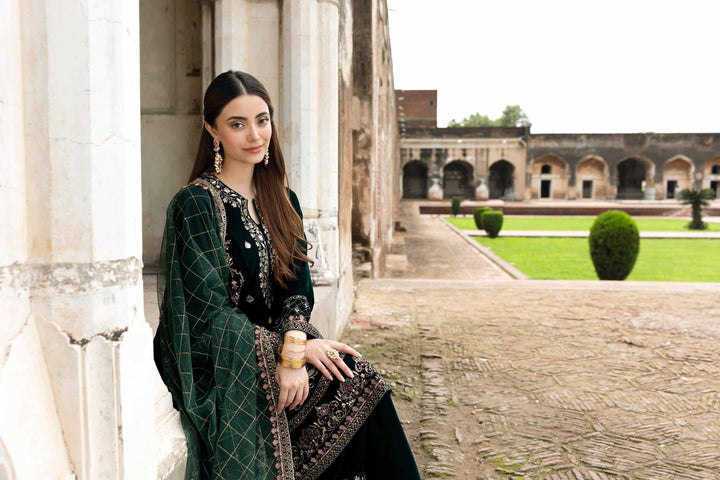 3 Piece - Embroidered Suit - KFW25-16 for Women - Pret Collection | Nishat | Shop Online