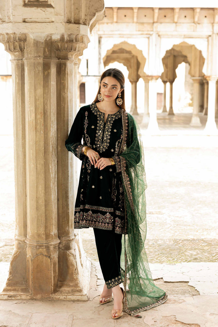 3 Piece - Embroidered Suit - KFW25-16 for Women - Pret Collection | Nishat | Shop Online