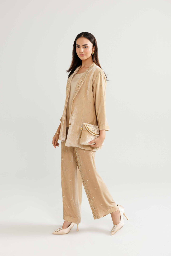 3 Piece - Embroidered Suit - KFW25-17 Luxury Pret Cross Season Edit 2025