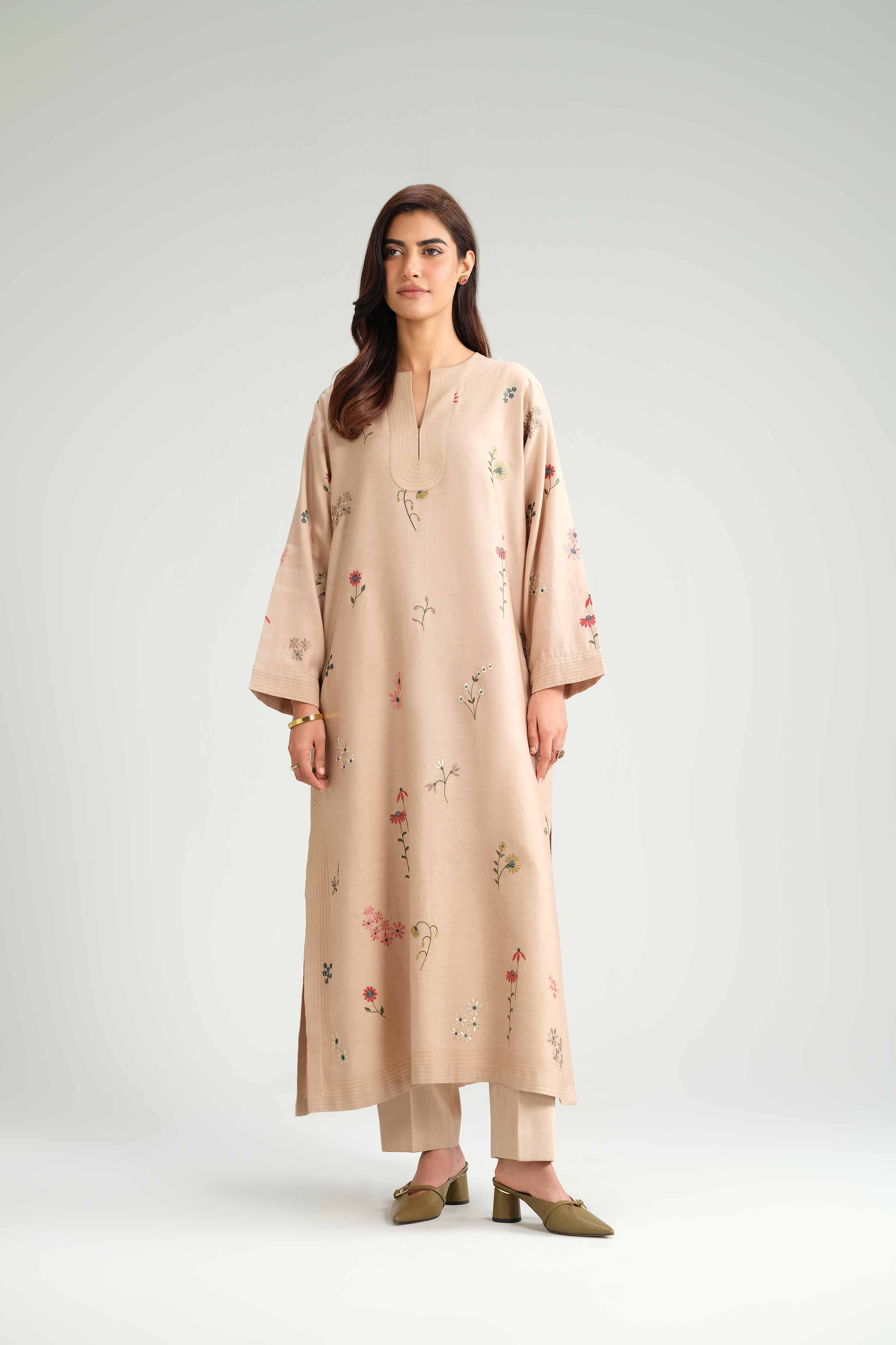 2 Piece - Embroidered Suit - KFW25-171 for Women - Pret Collection | Nishat | Shop Online