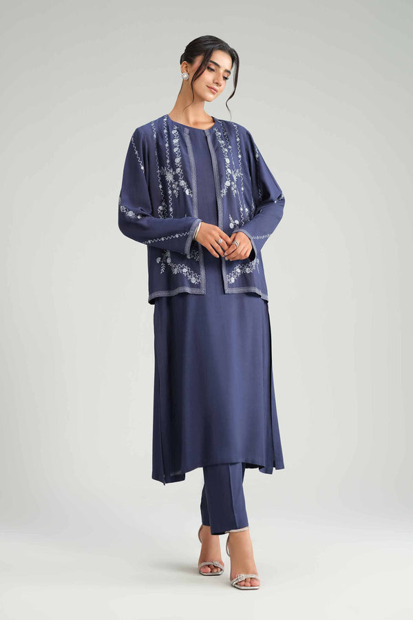 3 Piece - Embroidered Suit - KFW25-178 for Women - Pret Collection | Nishat | Shop Online