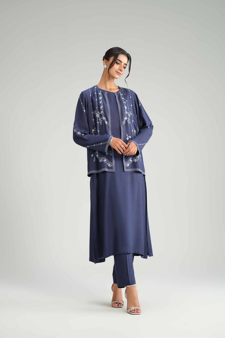 3 Piece - Embroidered Suit - KFW25-178 for Women - Pret Collection | Nishat | Shop Online