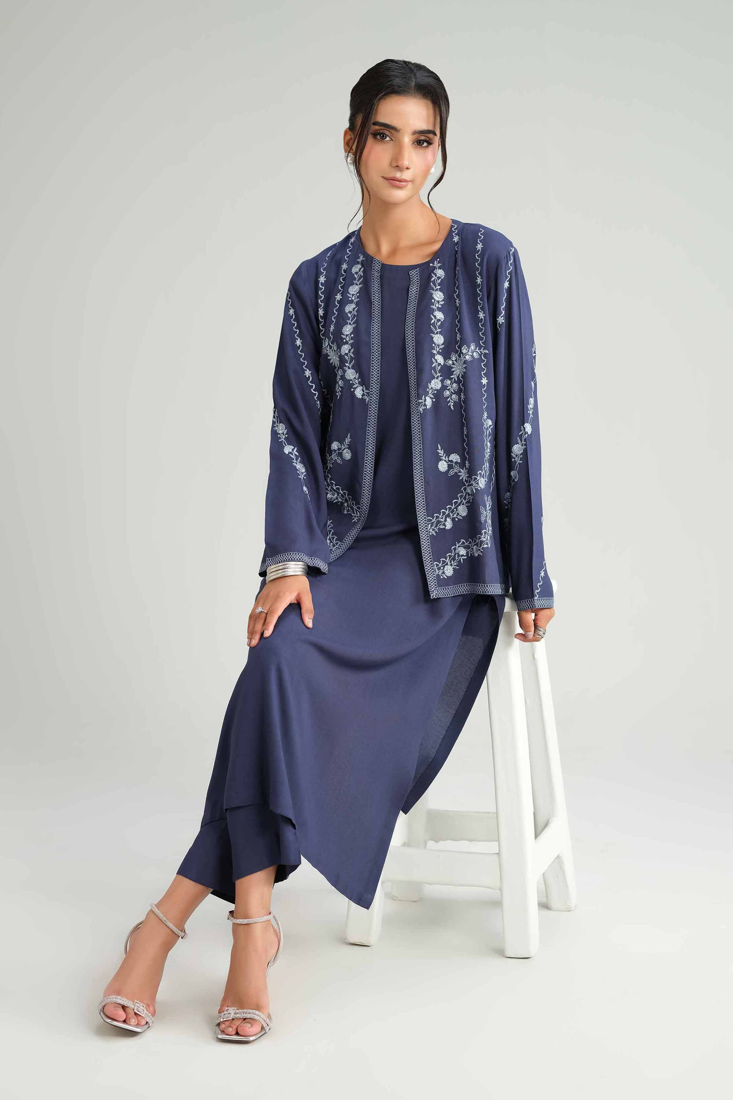 3 Piece - Embroidered Suit - KFW25-178 for Women - Pret Collection | Nishat | Shop Online
