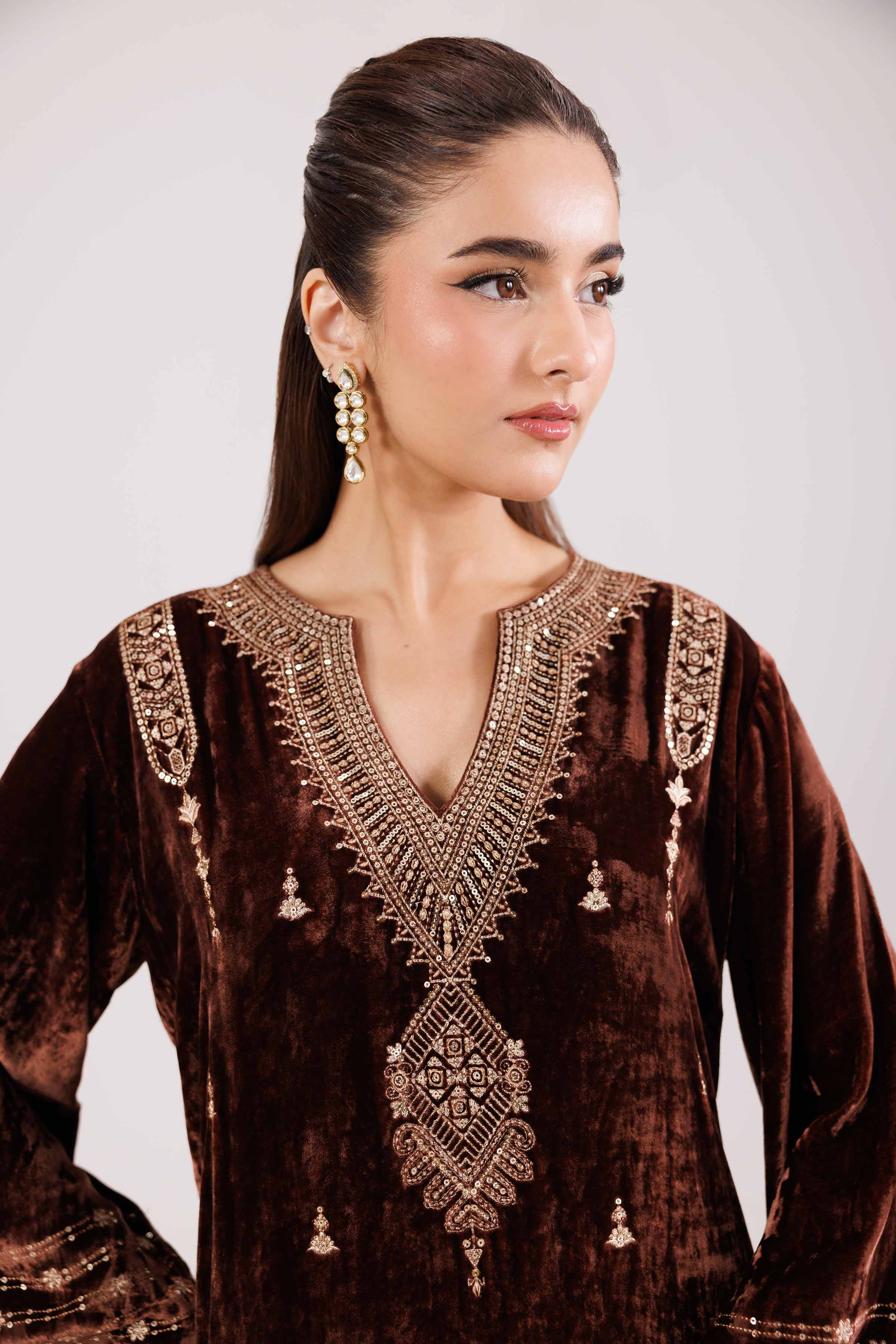 2 Piece - Embroidered Suit - KFW25-18 for Women - Pret Collection | Nishat | Shop Online