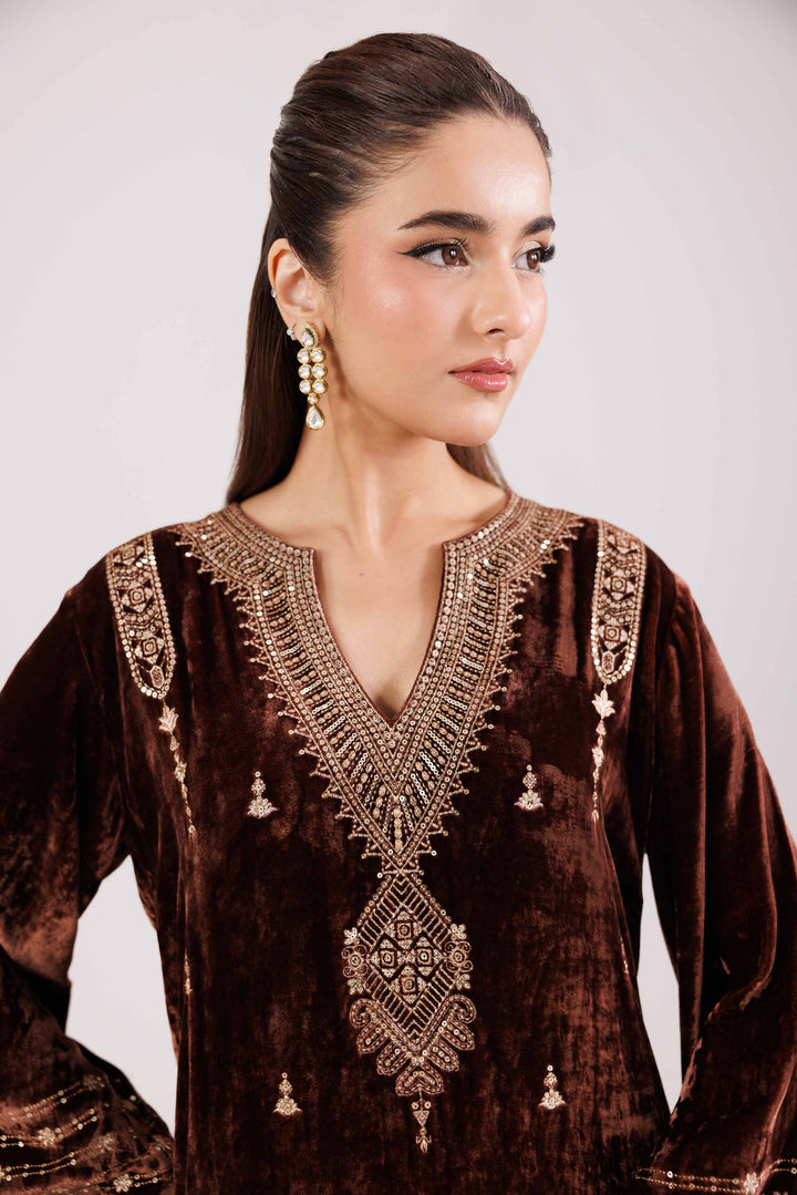 2 Piece - Embroidered Suit - KFW25-18 for Women - Pret Collection | Nishat | Shop Online