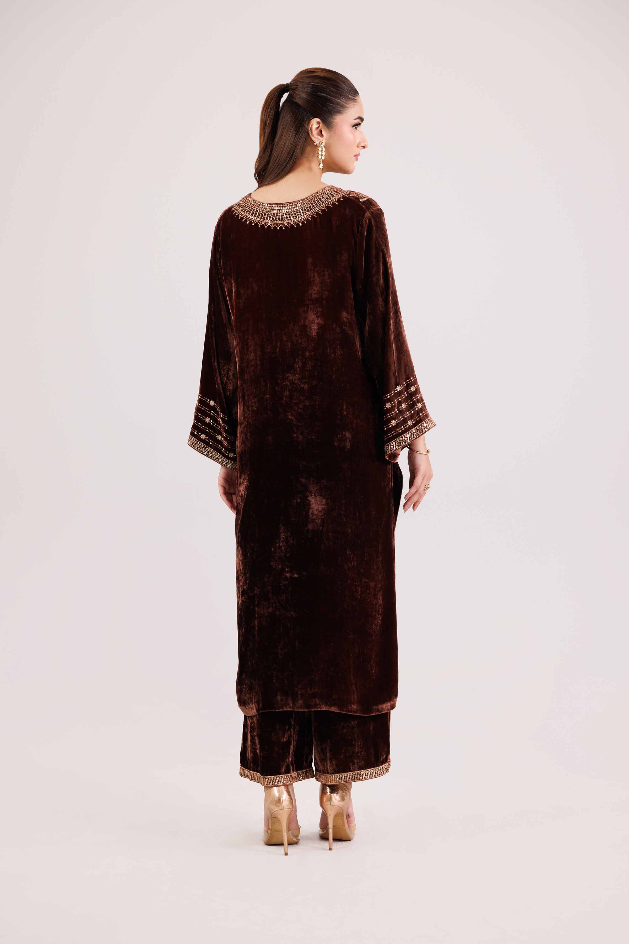2 Piece - Embroidered Suit - KFW25-18 for Women - Pret Collection | Nishat | Shop Online