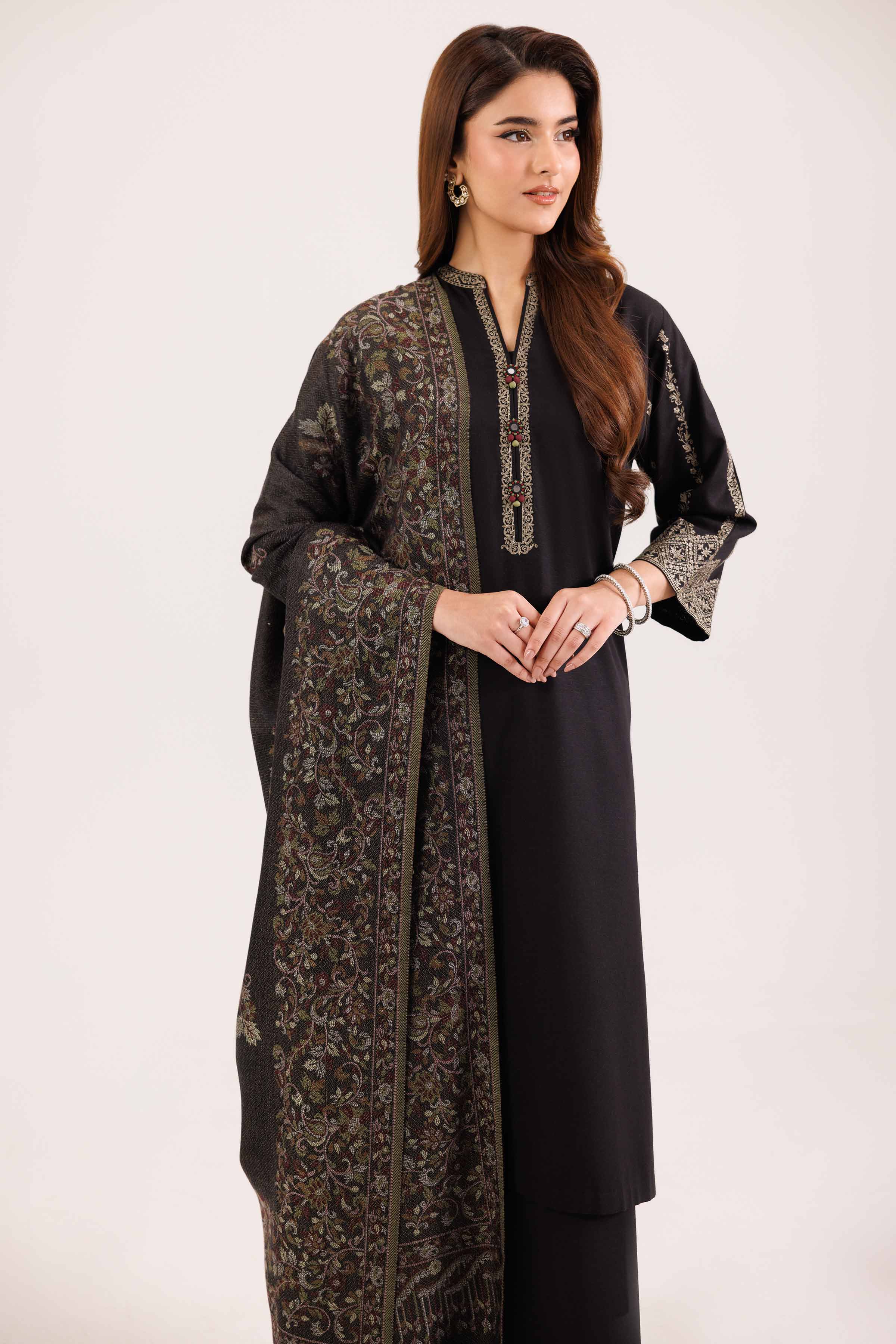 3 Piece - Embroidered Suit - KFW25-181 for Women - Pret Collection | Nishat | Shop Online