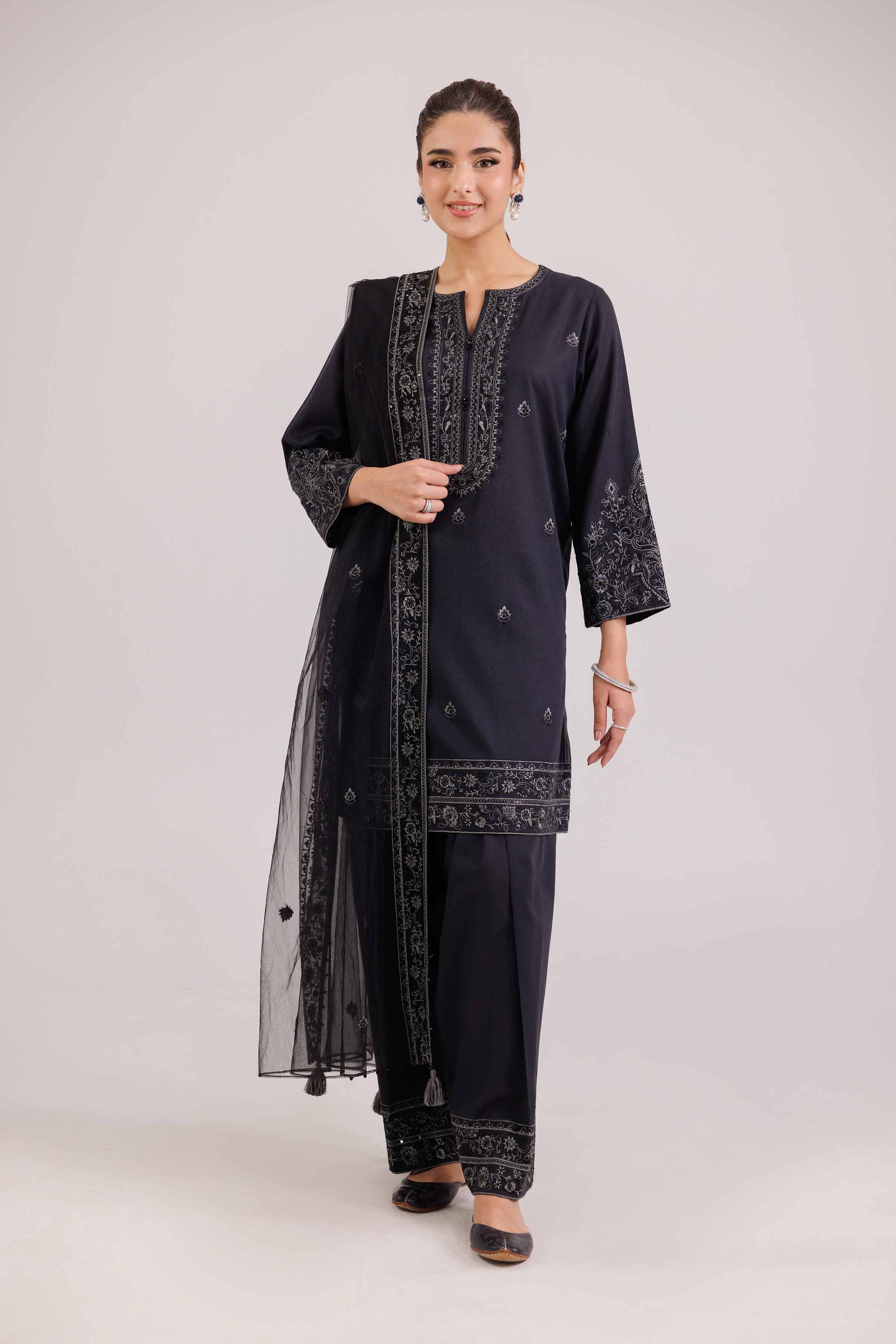 3 Piece - Embroidered Suit - KFW25-189
