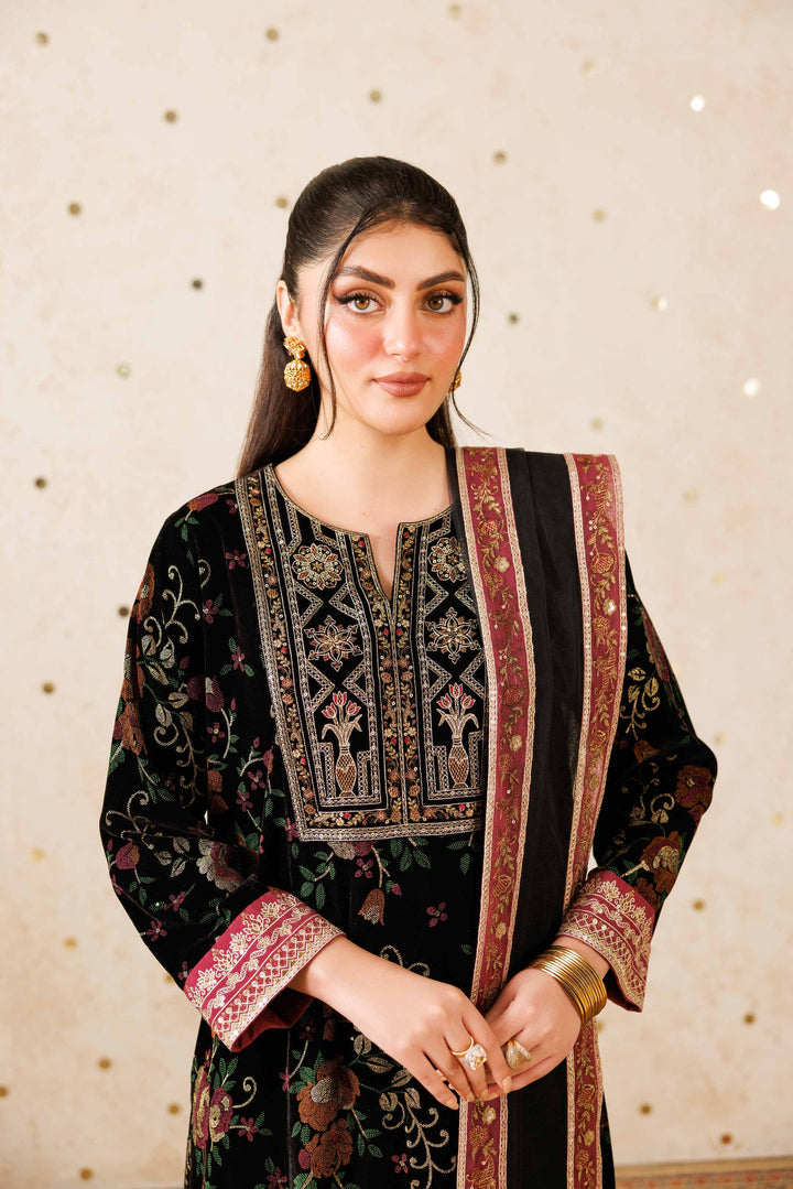 3 Piece - Embroidered Suit - KFW25-19 for Women - Pret Collection | Nishat | Shop Online